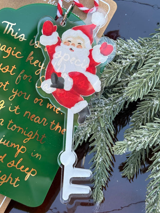santas magic key - green