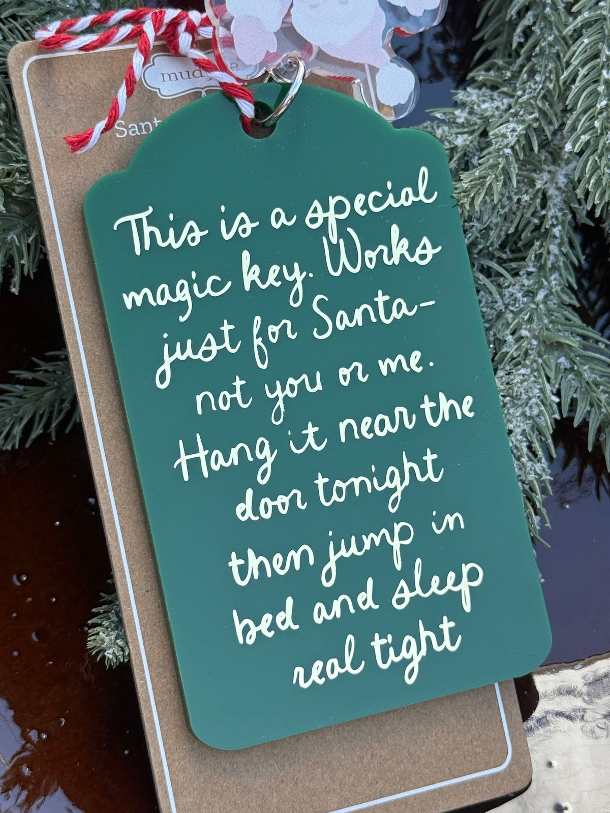 santas magic key - green