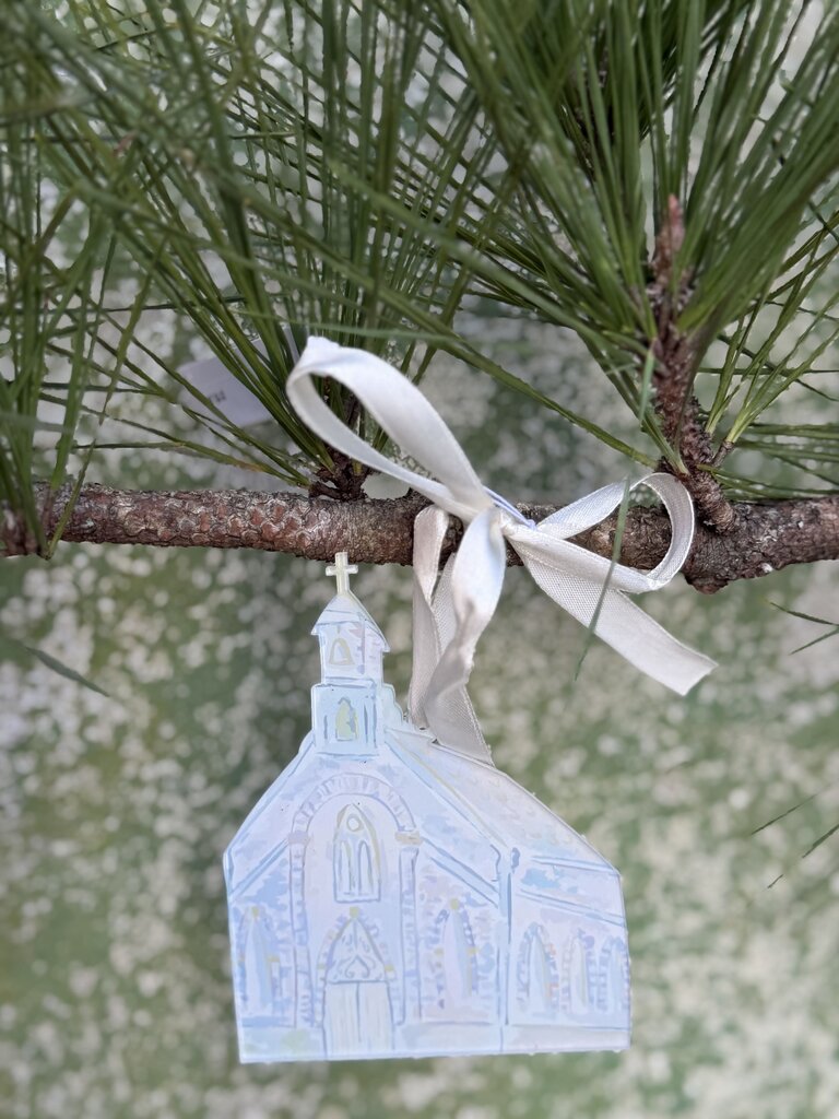acrylic ornament - chapel