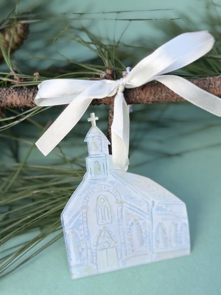 acrylic ornament - chapel