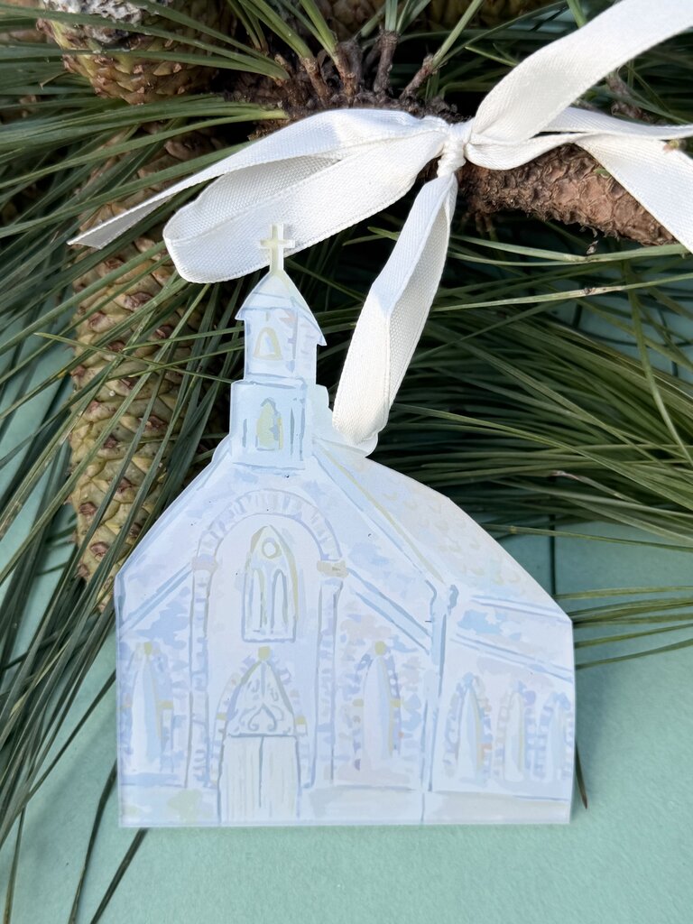 acrylic ornament - chapel