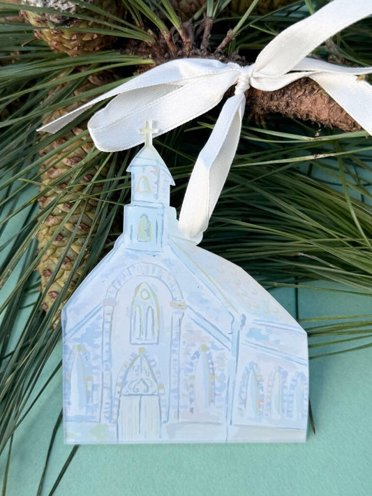 acrylic ornament - chapel
