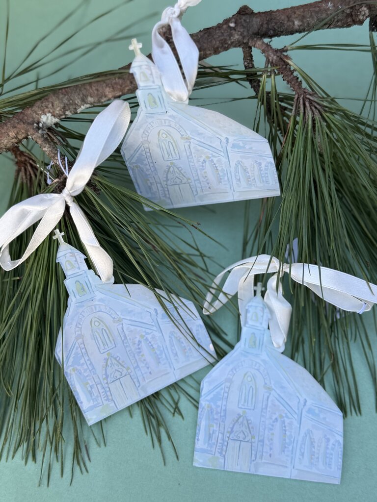 acrylic ornament - chapel