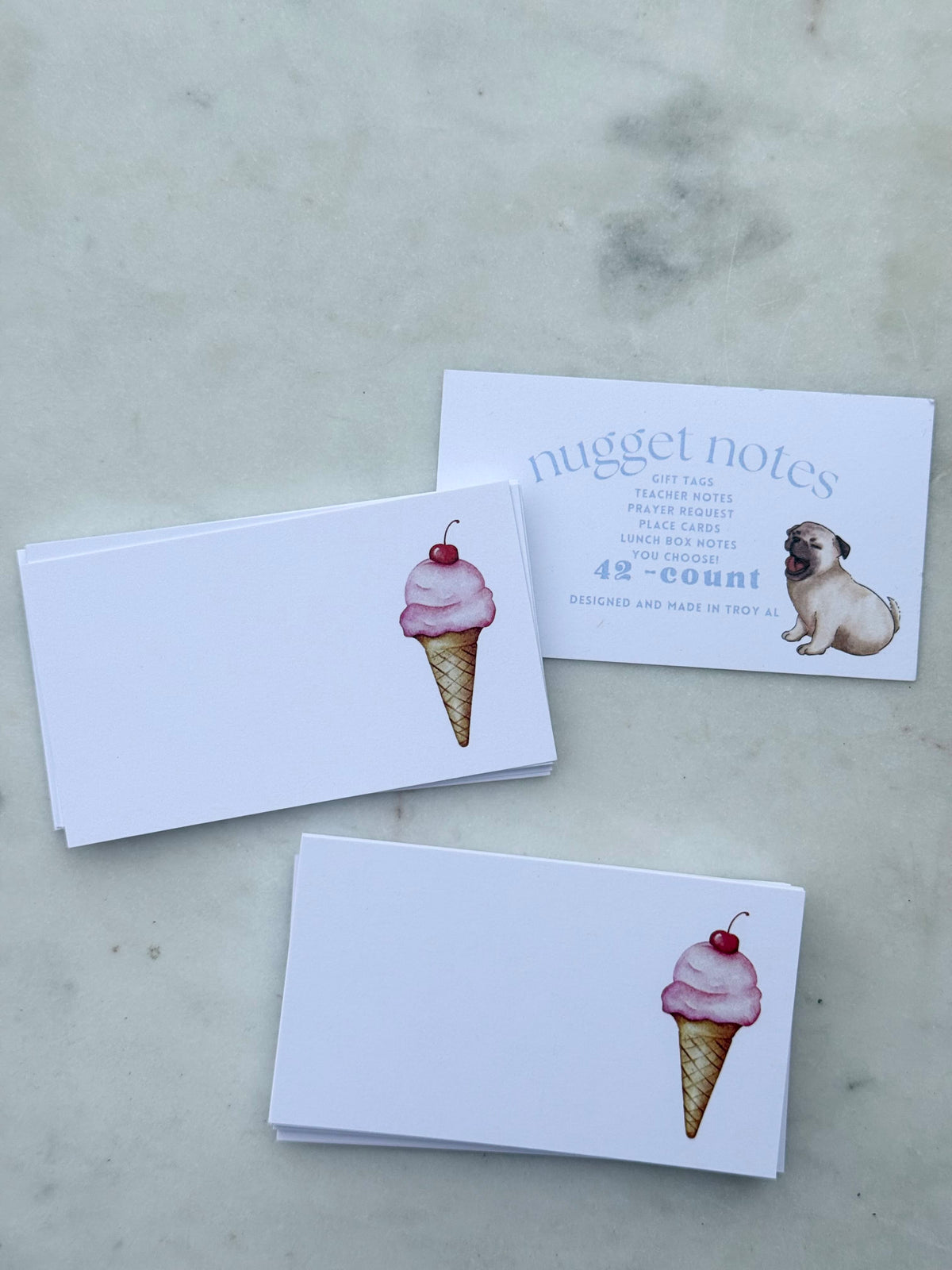 nugget notes - ice cream cone