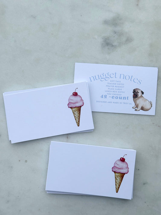 nugget notes - ice cream cone