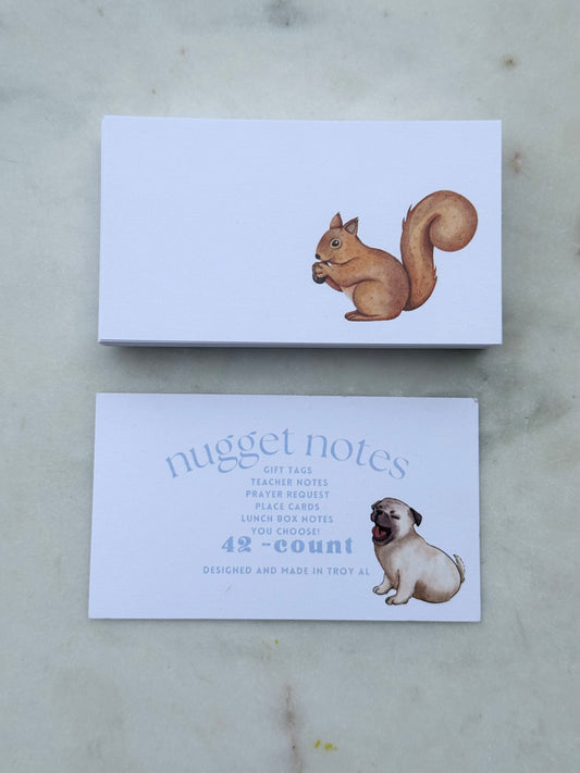 nugget notes - squirrel