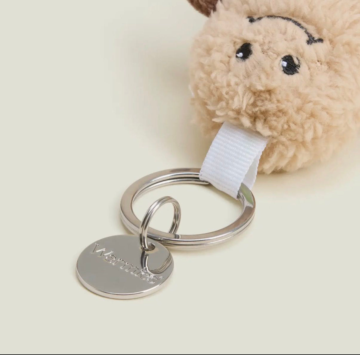 peanut warmies key ring