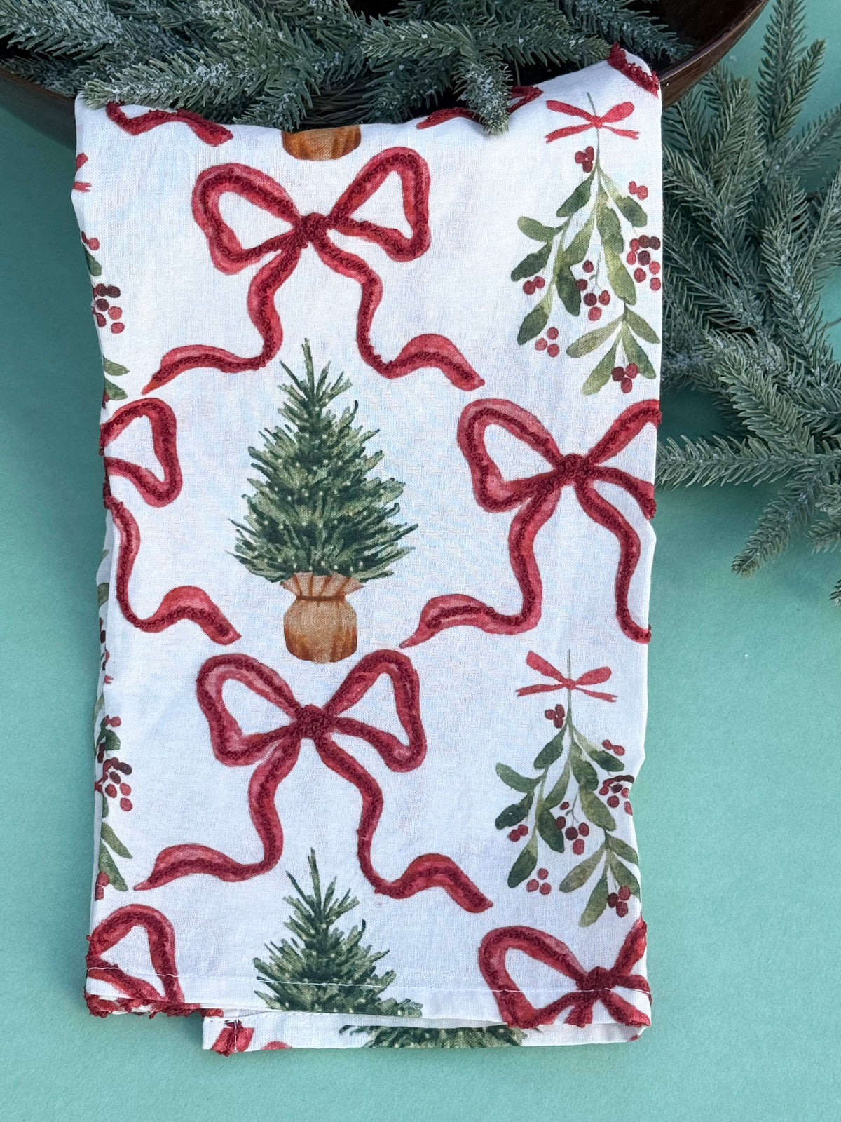 Balsam and Bow hand towel