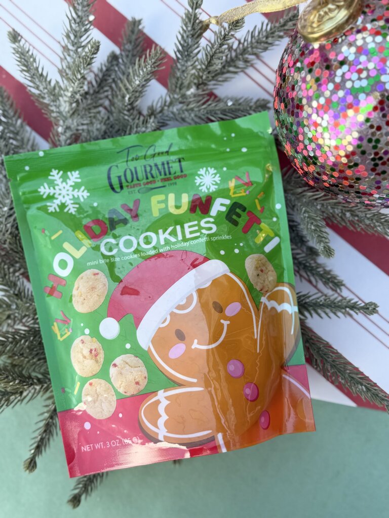 holiday funfetti cookies