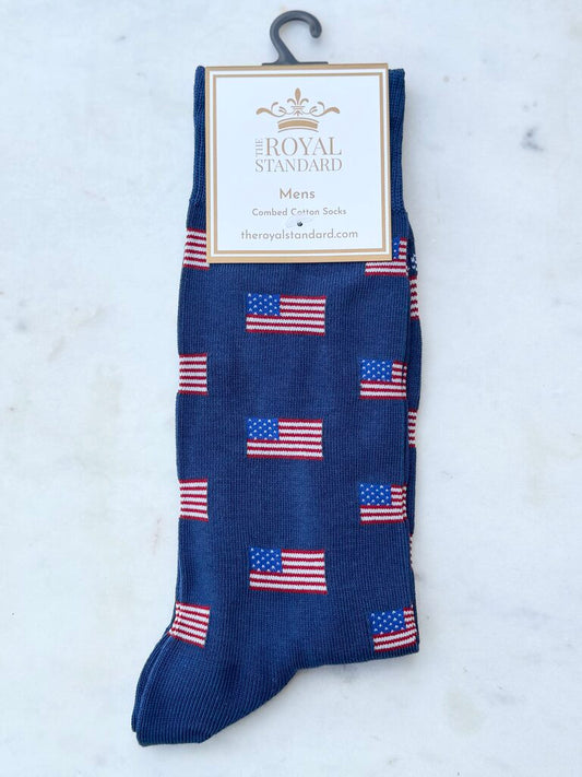 men's socks - american flag