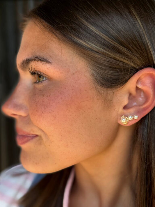 the channy pearl studs