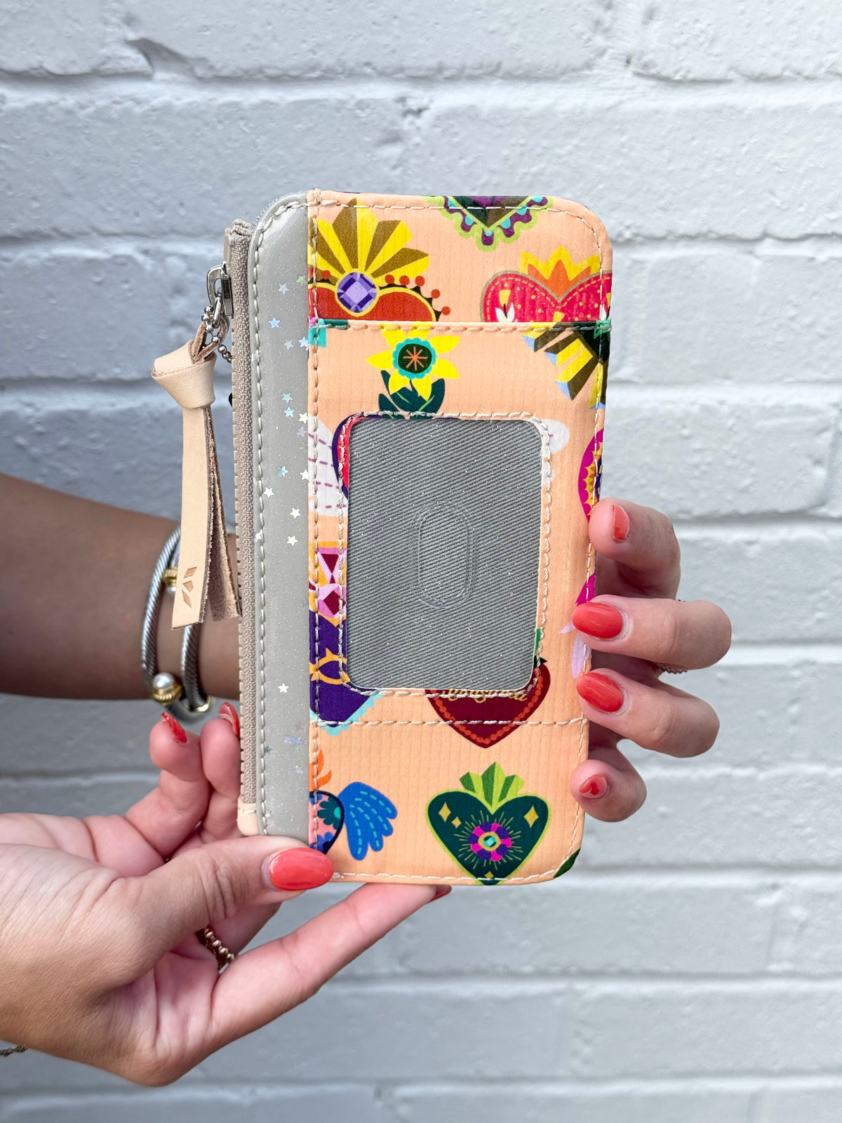card organizer - peach