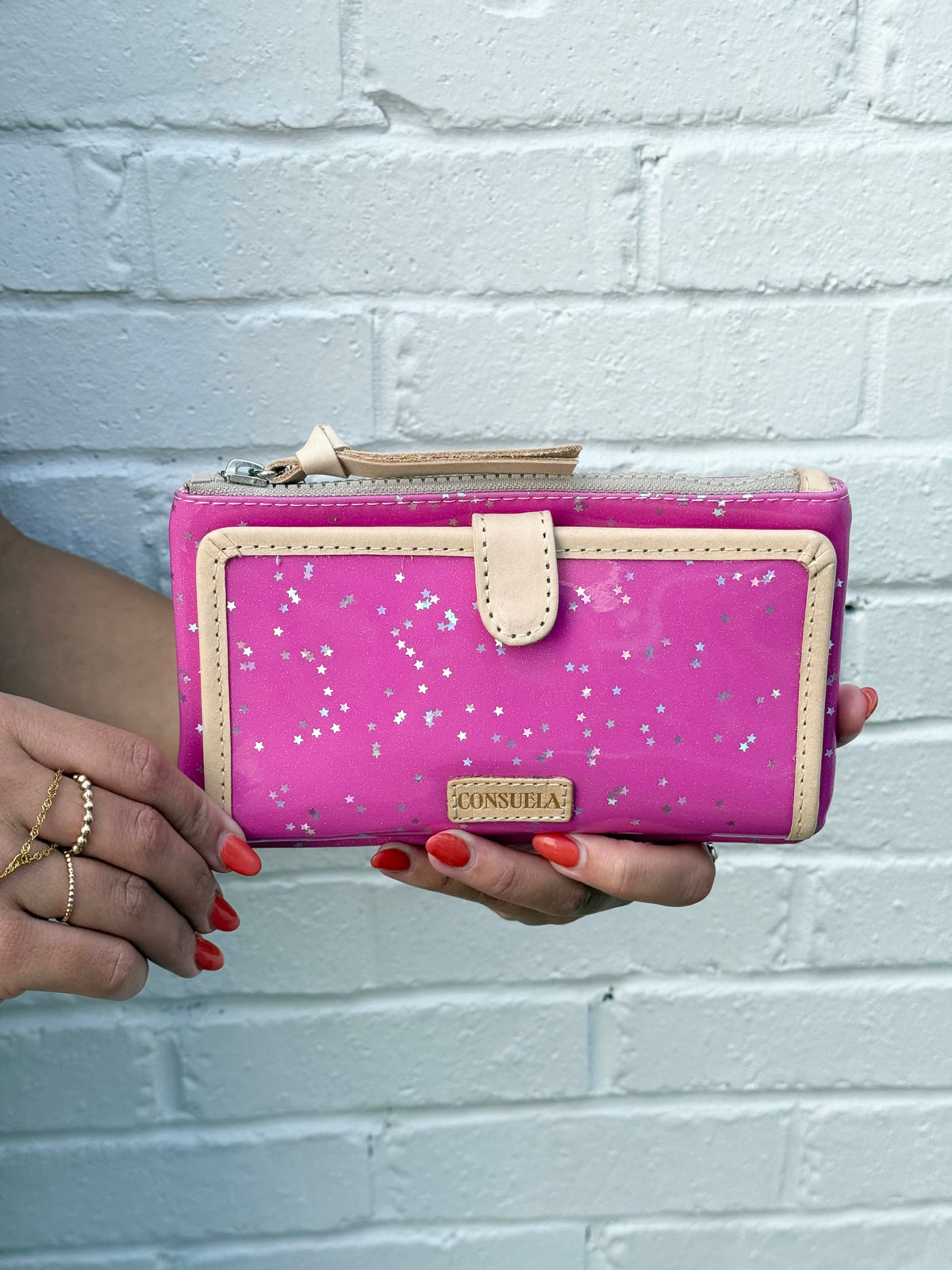 slim wallet - berry