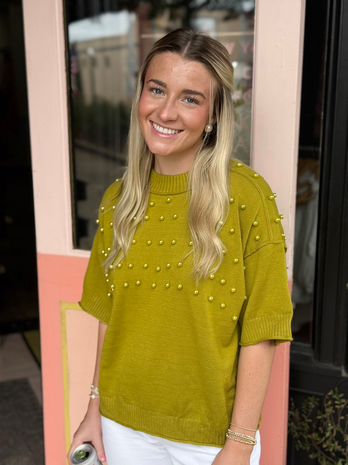 the pearl girl sweater