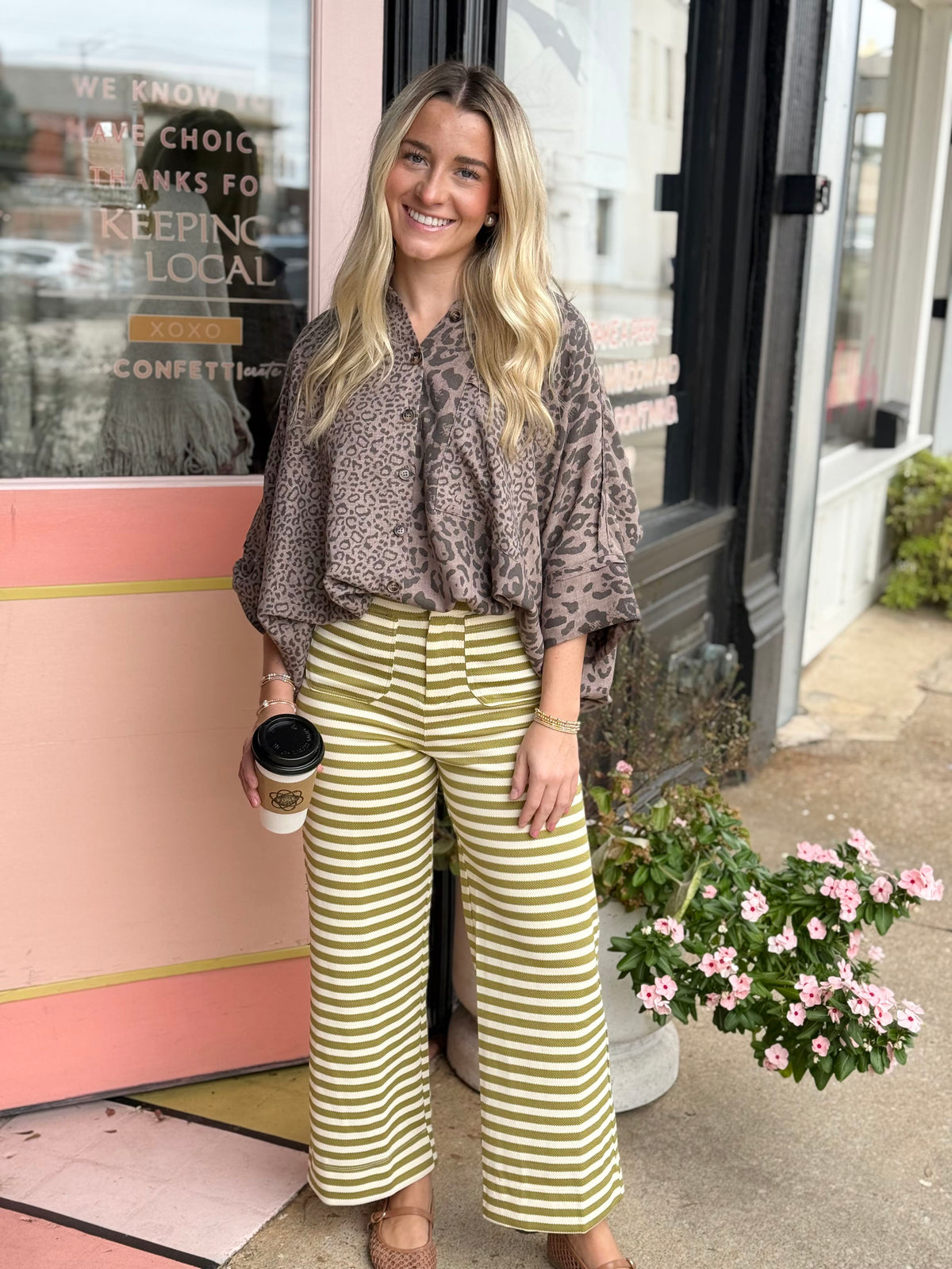 the leo leopard top