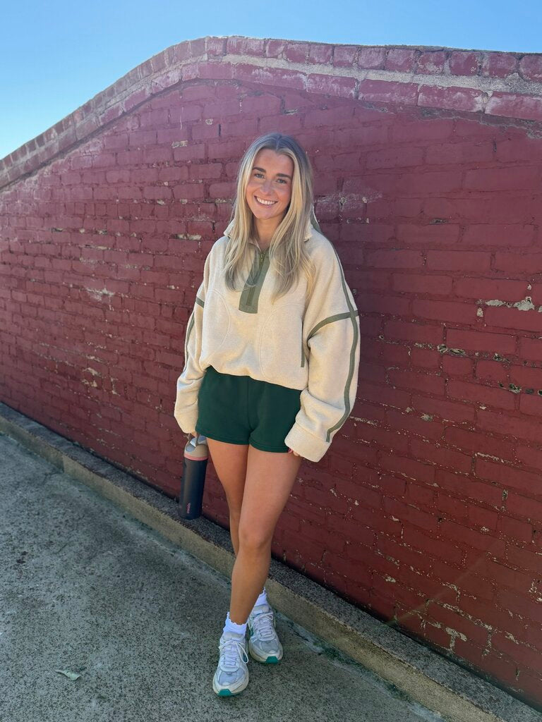 the walking distance quarter zip