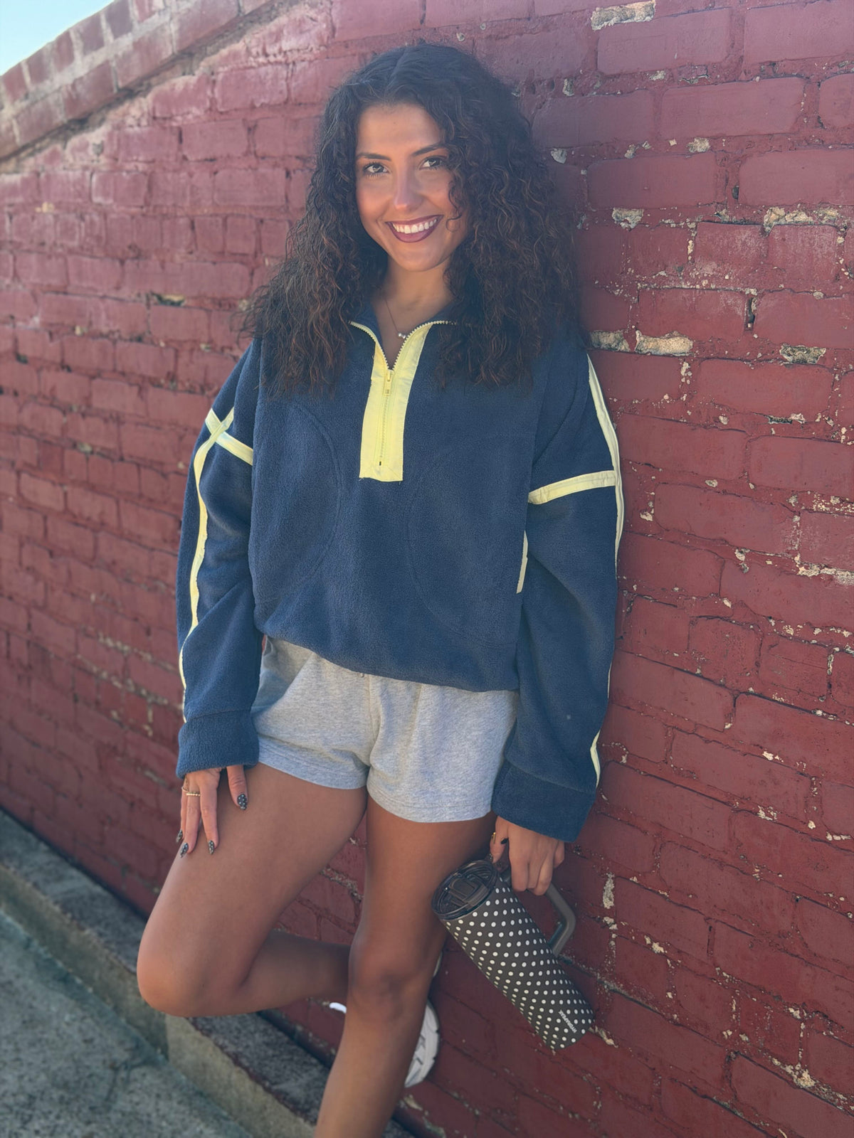 the walking distance quarter zip