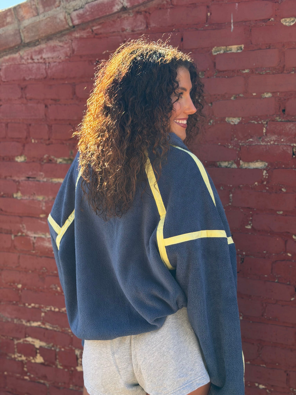 the walking distance quarter zip