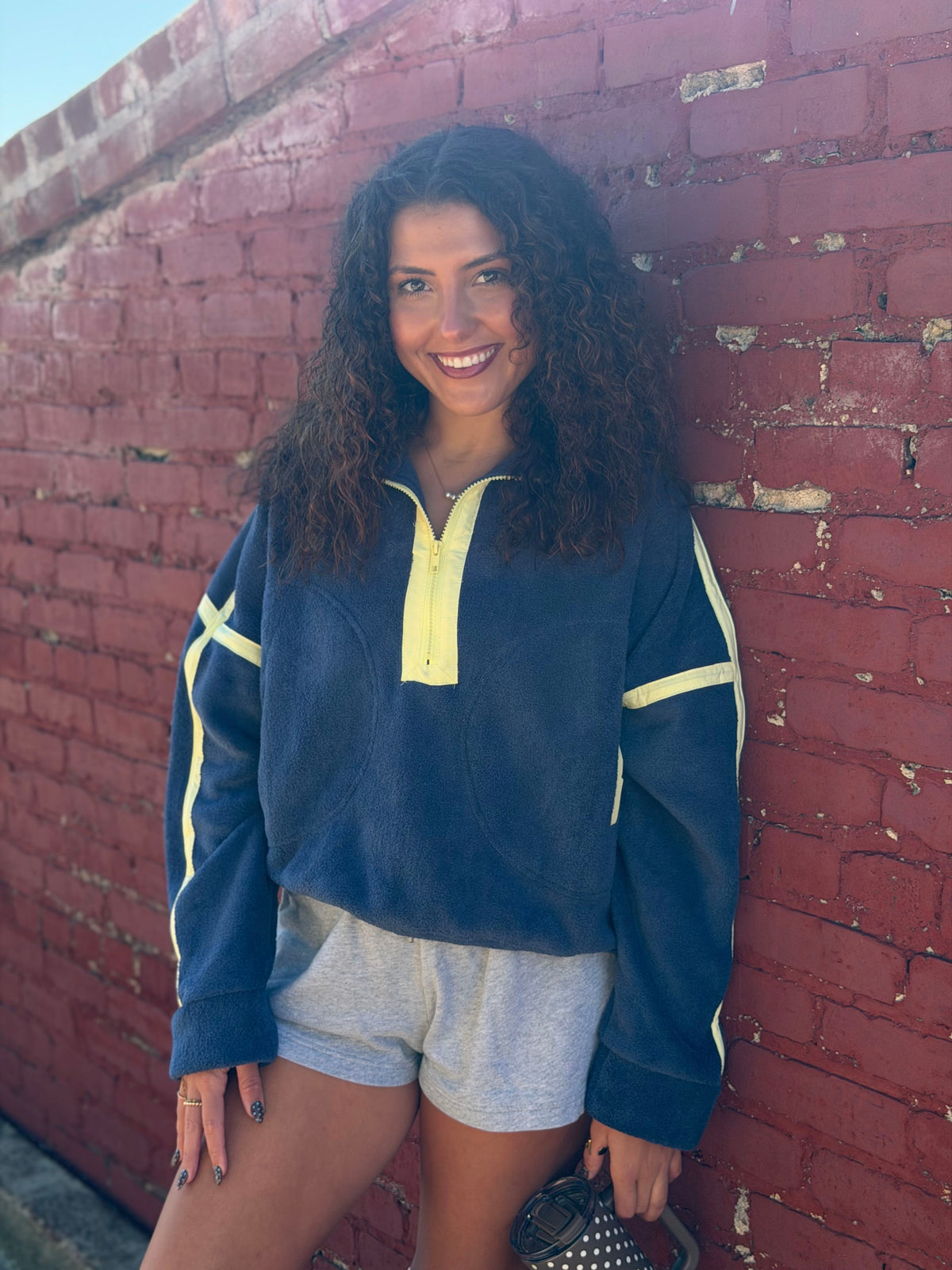 the walking distance quarter zip