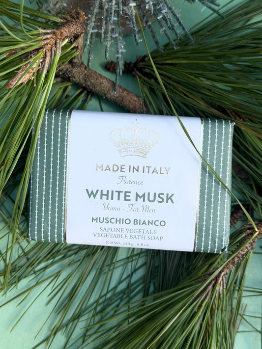 white musk soap bar