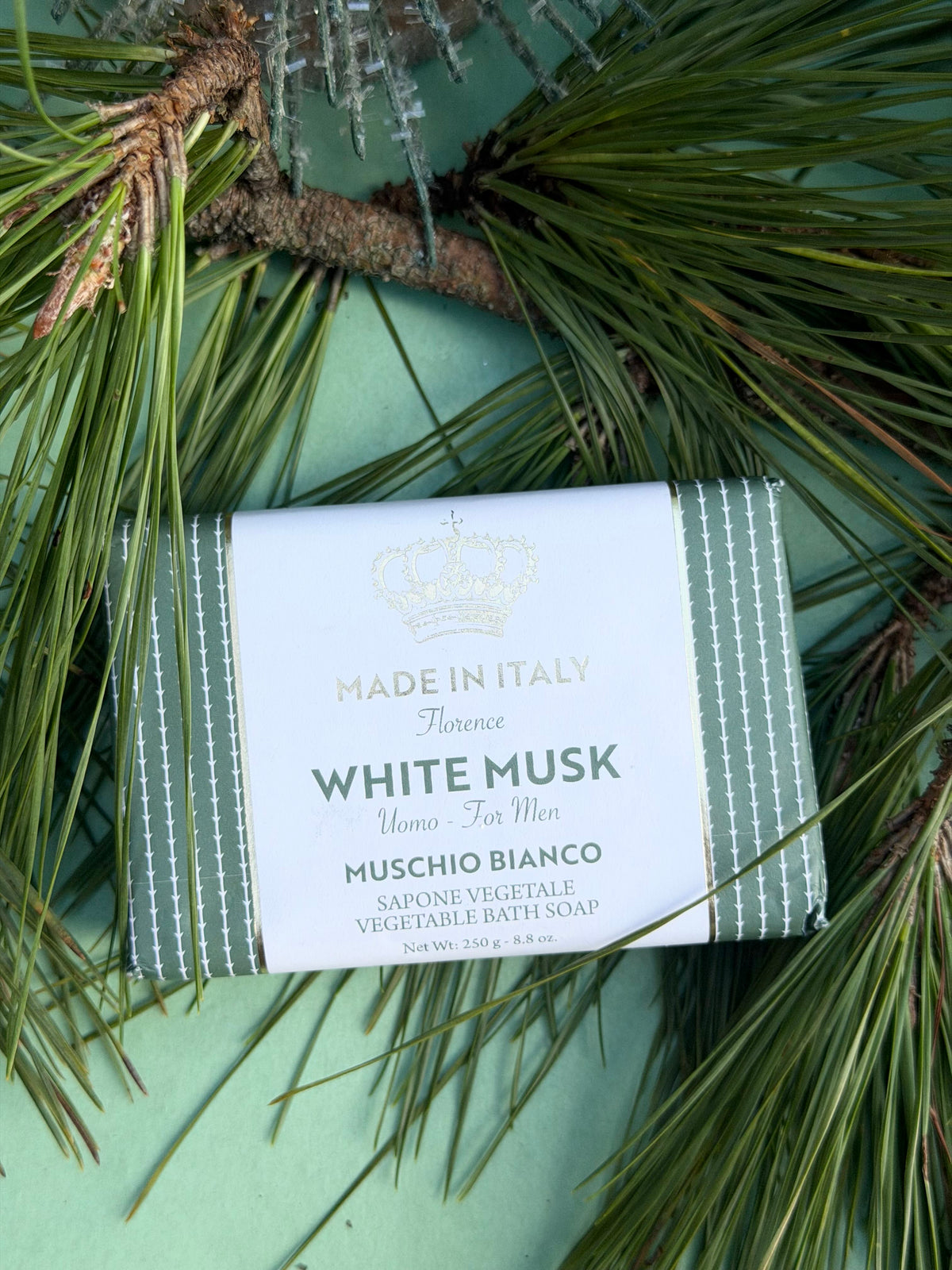 white musk soap bar