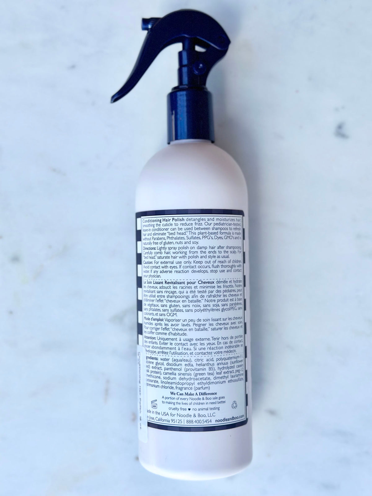 Conditioning hair polish
