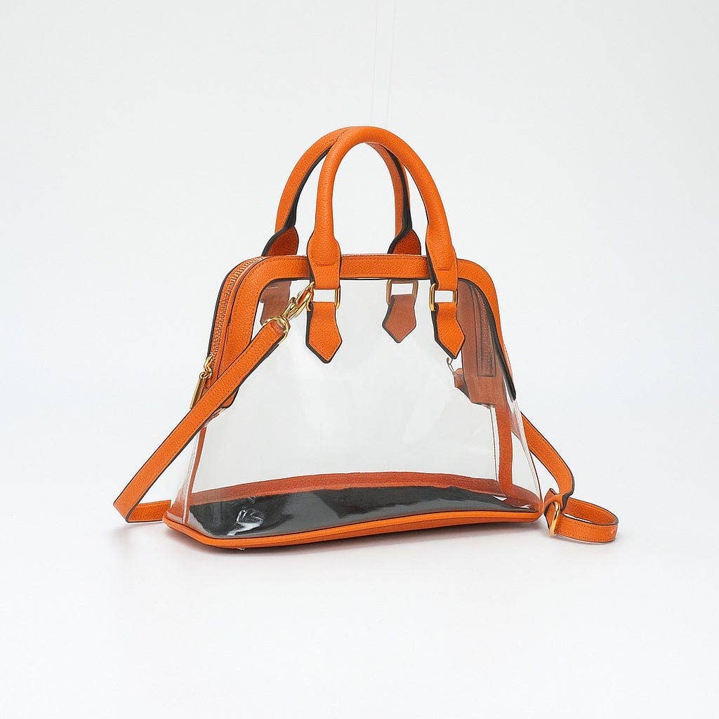 TG10773 Analise Clear Satchel/Crossbody Bag: Gold