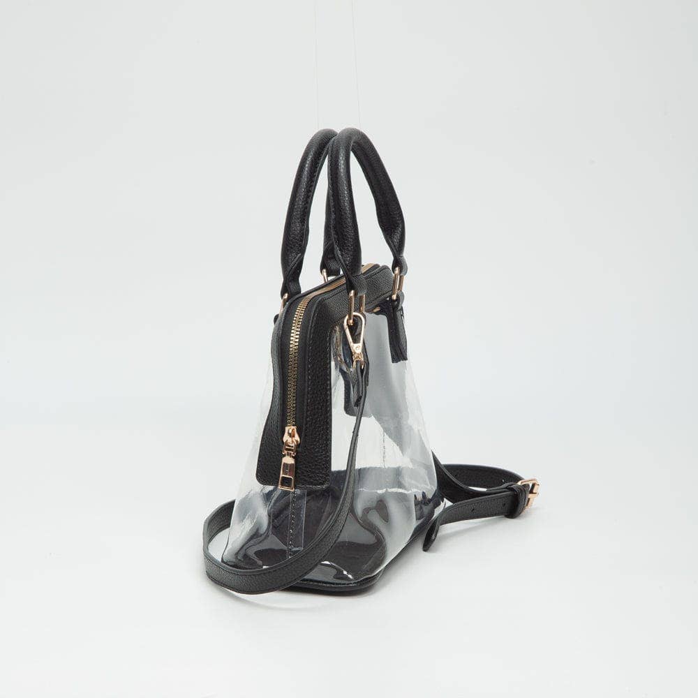 TG10773 Analise Clear Satchel/Crossbody Bag: Gold