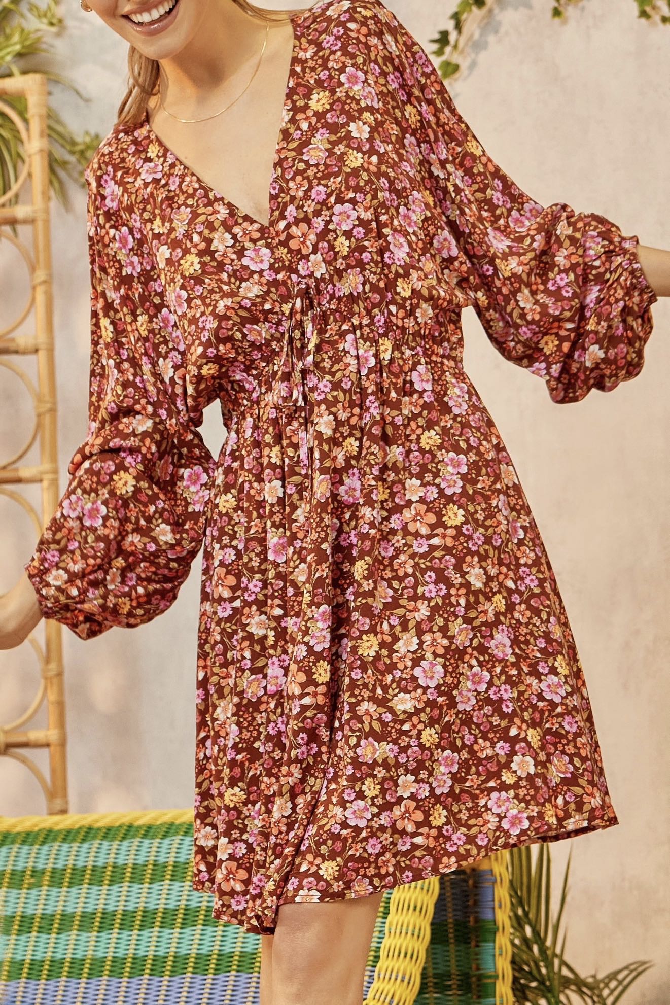the watson floral dress