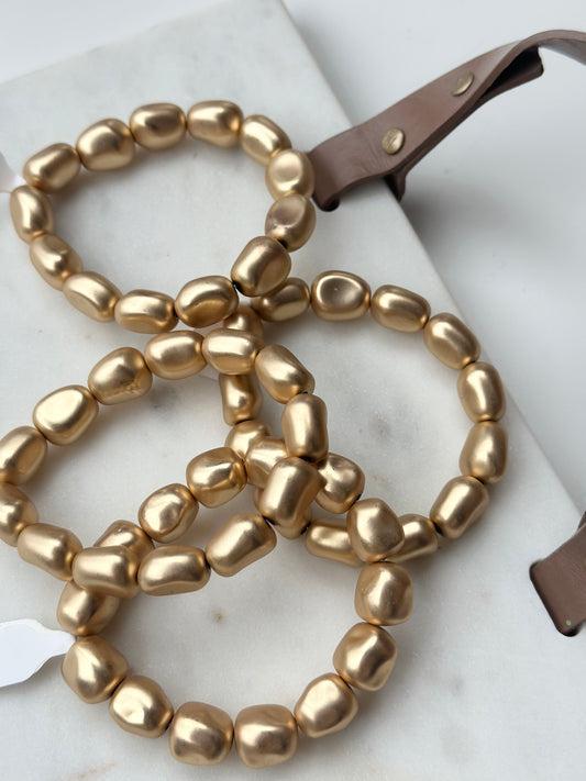 metal bead bracelet