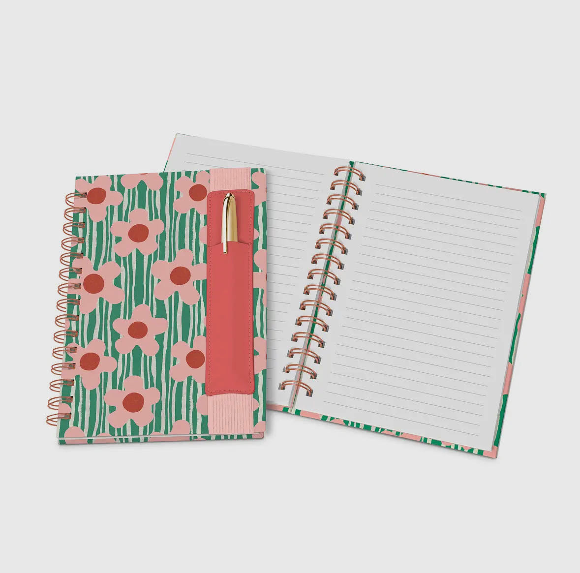 oliver notebook with pen pocket